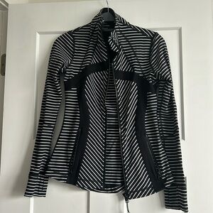 Lululemon Black & White Zip-up